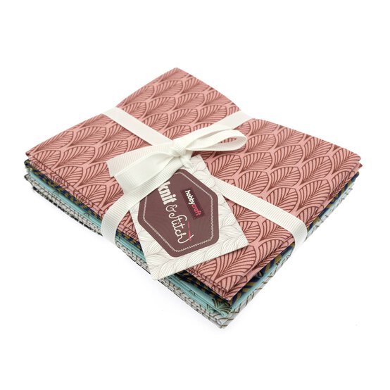 Metallic Modern Deco Cotton Fat Quarters 5 Pack image number 2