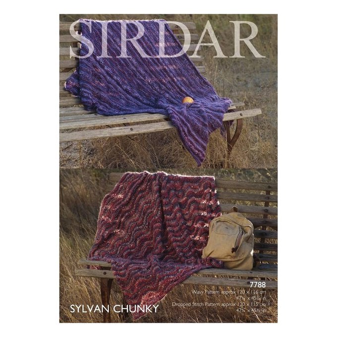 Sirdar Sylvan Chunky Throw Blanket Digital Pattern 7788 image number 1