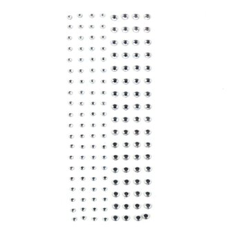 Silver Adhesive Gems 148 Pack