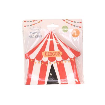 Circus Tent Napkins 16 Pack