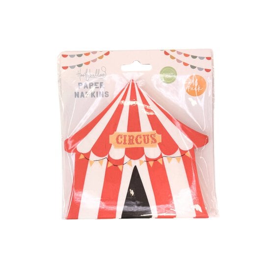 Circus Tent Napkins 16 Pack image number 1