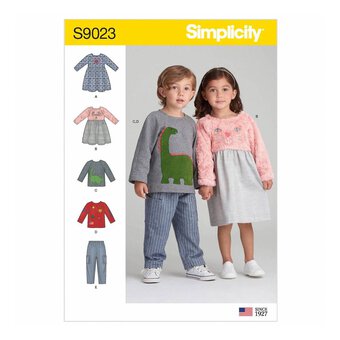 Simplicity Toddler Separates Sewing Pattern S9023