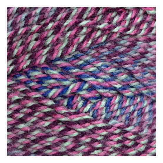 Knitcraft Pink and Blue Psychedelic Spin 100g  image number 2