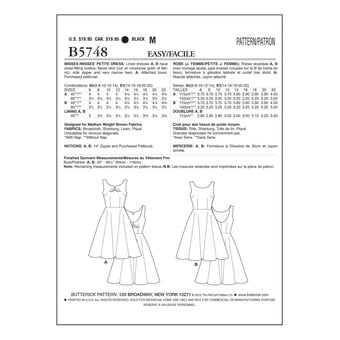 Butterick Vintage Dress Sewing Pattern B5748 (6-14) image number 2