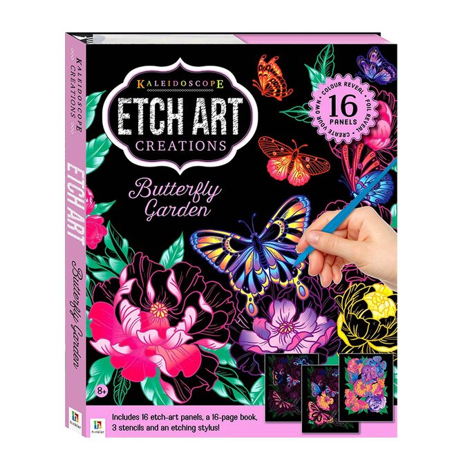 Kaleidoscope Butterfly Garden Etch Art Kit image number 1