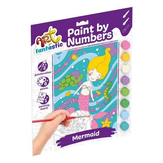 Mermaid Paint by Numbers image number 1