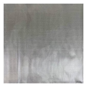 Silver Metallic Sheer Fabric by the Metre