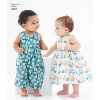 New Look Babies' Dress and Jacket Sewing Pattern 6568 image number 4