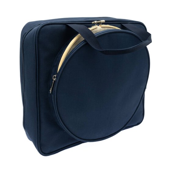 Navy Hoop Project Bag image number 2