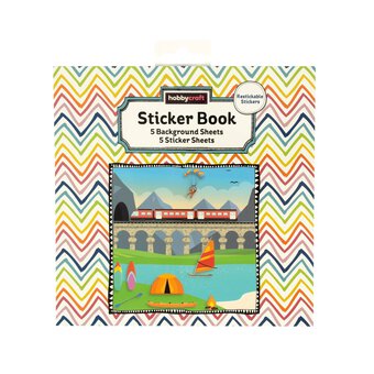 Travel Reusable Sticker Book