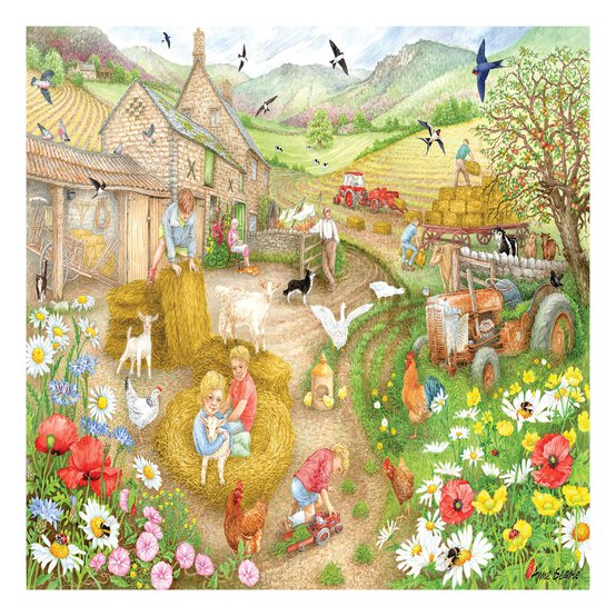 Falcon Bringing in the Hay Jigsaw Puzzle 1000 Pieces image number 2