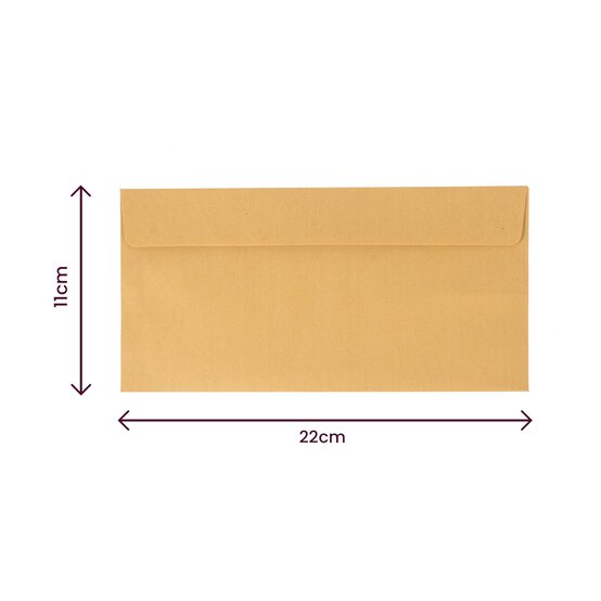 DL Manilla Envelopes 50 Pack image number 4