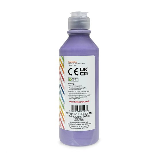 Lilac Ready Mixed Paint 300ml image number 5