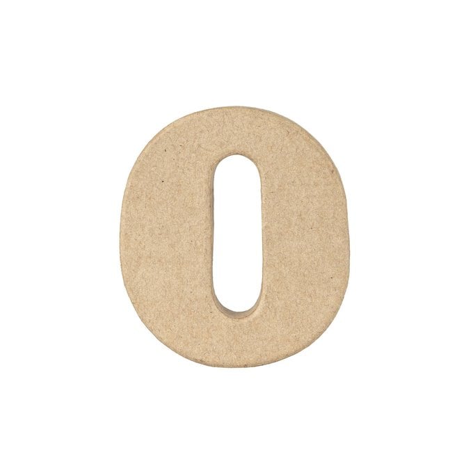 Lowercase Mini Mache Letter O image number 1