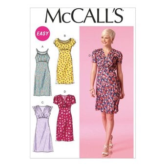 McCall’s Women’s Dress Sewing Pattern M7116 (16-24)