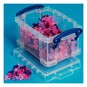Really Useful Clear Plastic Storage Box 0.3 Litres image number 2
