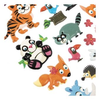 Wild Animal Puffy Stickers image number 3
