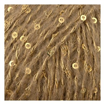 Knitcraft Brown Sequin Inferno DK 50g