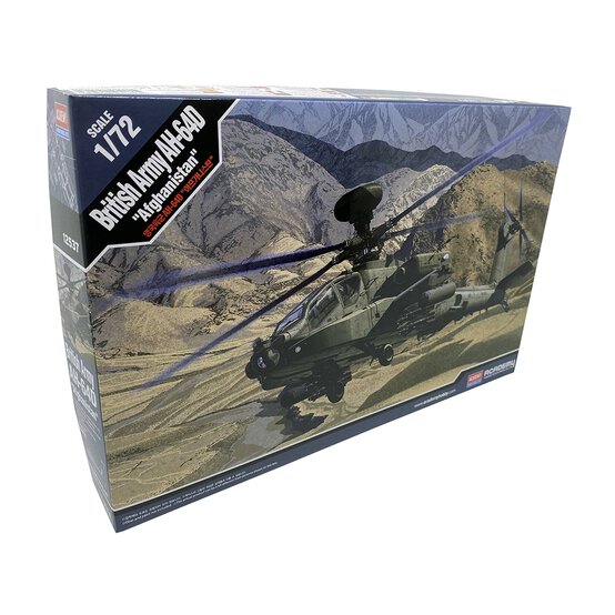 Academy British Army AH-64D Afghanistan Model Kit 1:72 image number 1