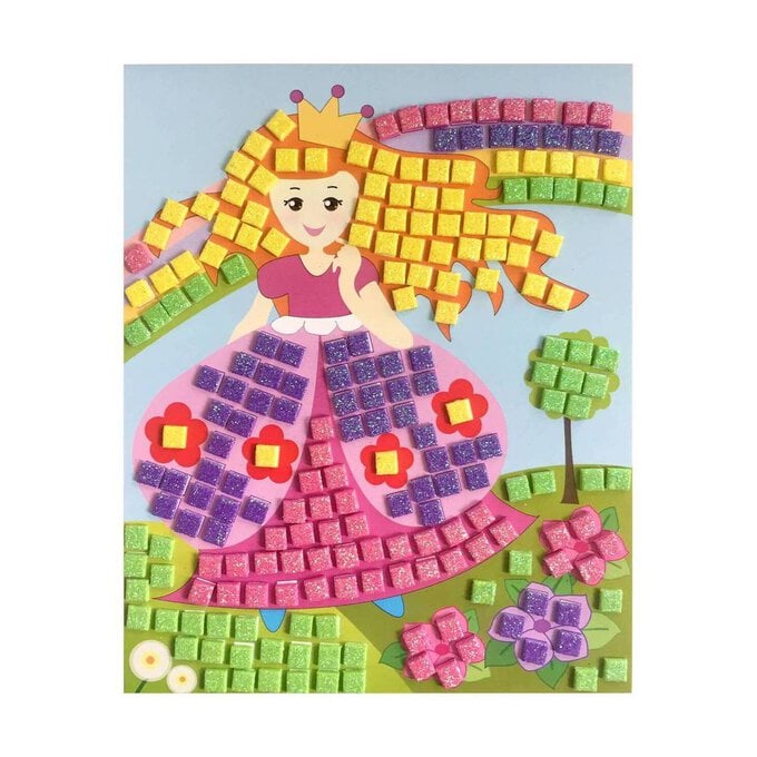 Princess Foam Mosaic Art Kit image number 1