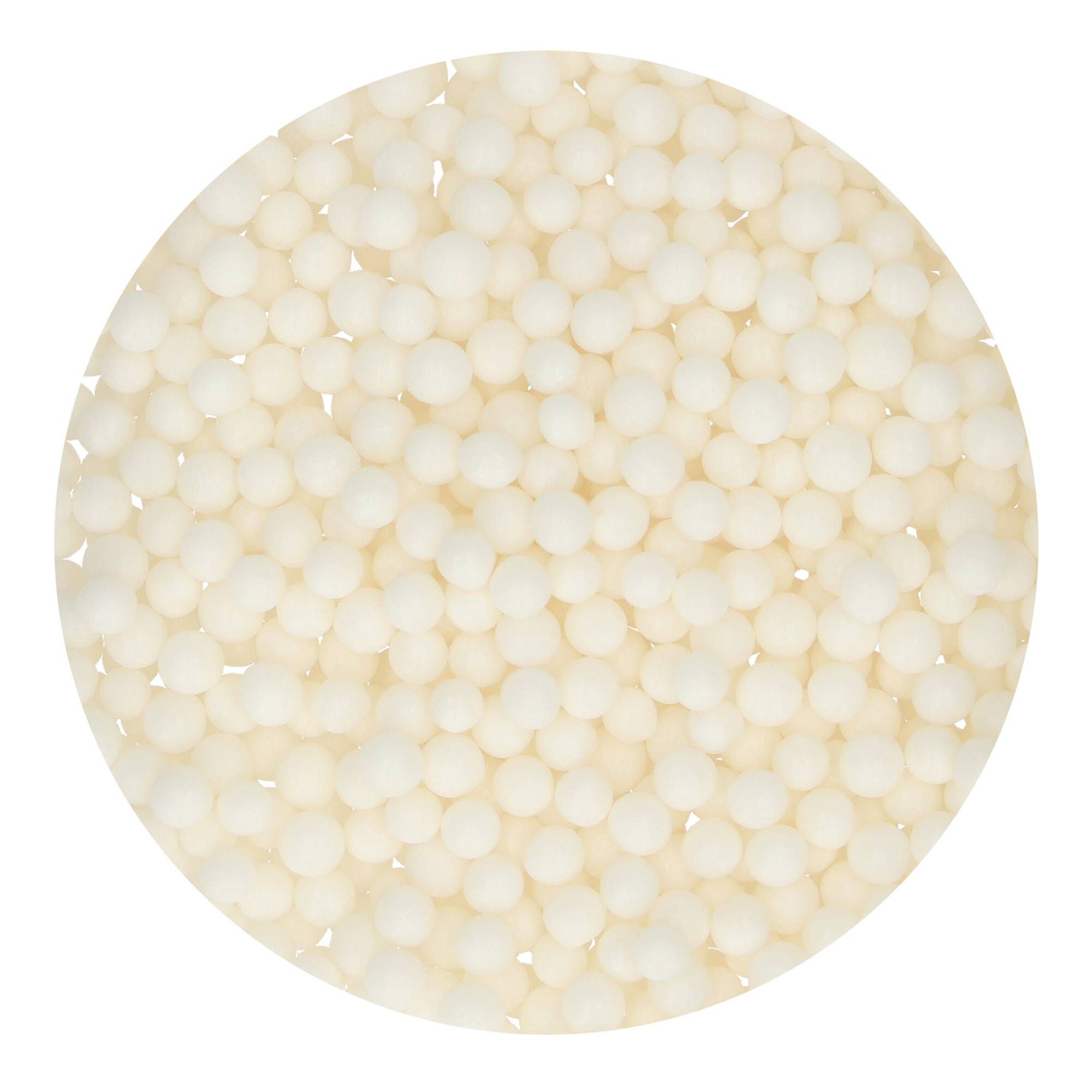 FunCakes White Soft Pearls 4mm 60g Hobbycraft