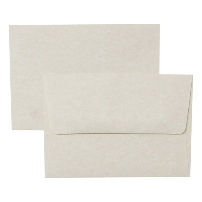 Cream Parchment Envelopes C6 20 Pack image number 1