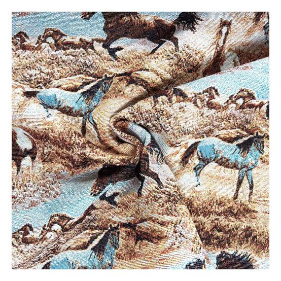 Wild Horses Tapestry Fabric by the Metre image number 1