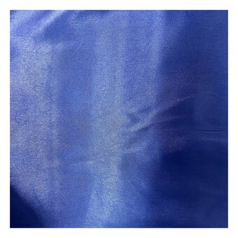 Navy Silky Satin Fabric by the Metre image number 2