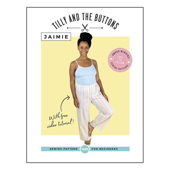 Tilly and the Buttons Jaimie Pyjama Bottoms Pattern 1029 image number 1