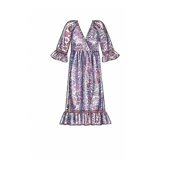 McCall’s Women’s Dresses Sewing Pattern M7969 (L-XXL)