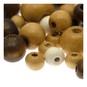 Mixed Round Wooden Beads 40g image number 2
