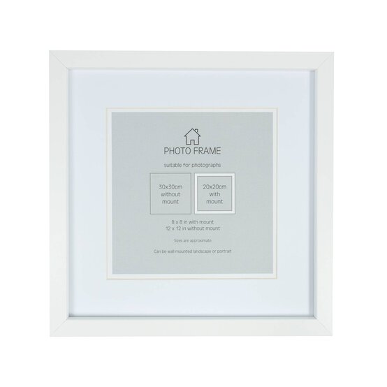 White Photo Frame 30cm x 30cm image number 2