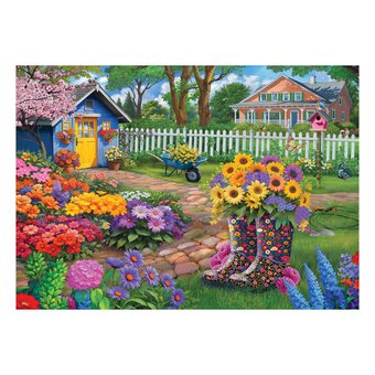 Flower Boots Jigsaw Puzzle 1000 Pieces
