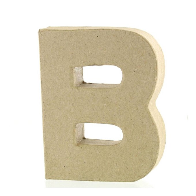Mini Mache Letter B 10cm image number 1