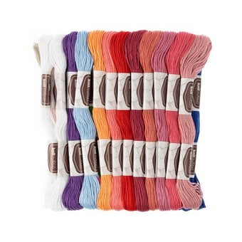 Bright Embroidery Floss 8m 36 Pack