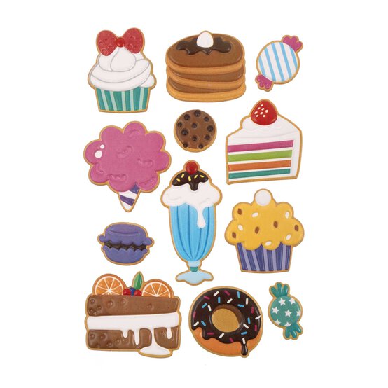 Cake Puffy Stickers  image number 1