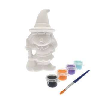 Paint Your Own Ceramic Witch Kit