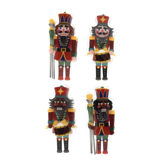 Nutcracker 3D Stickers 4 Pack image number 1