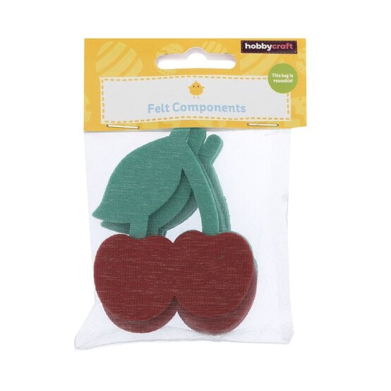 Felt Cherries 4 Pack image number 3