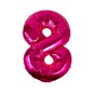 Extra Large Pink Foil Number 8 Balloon image number 1