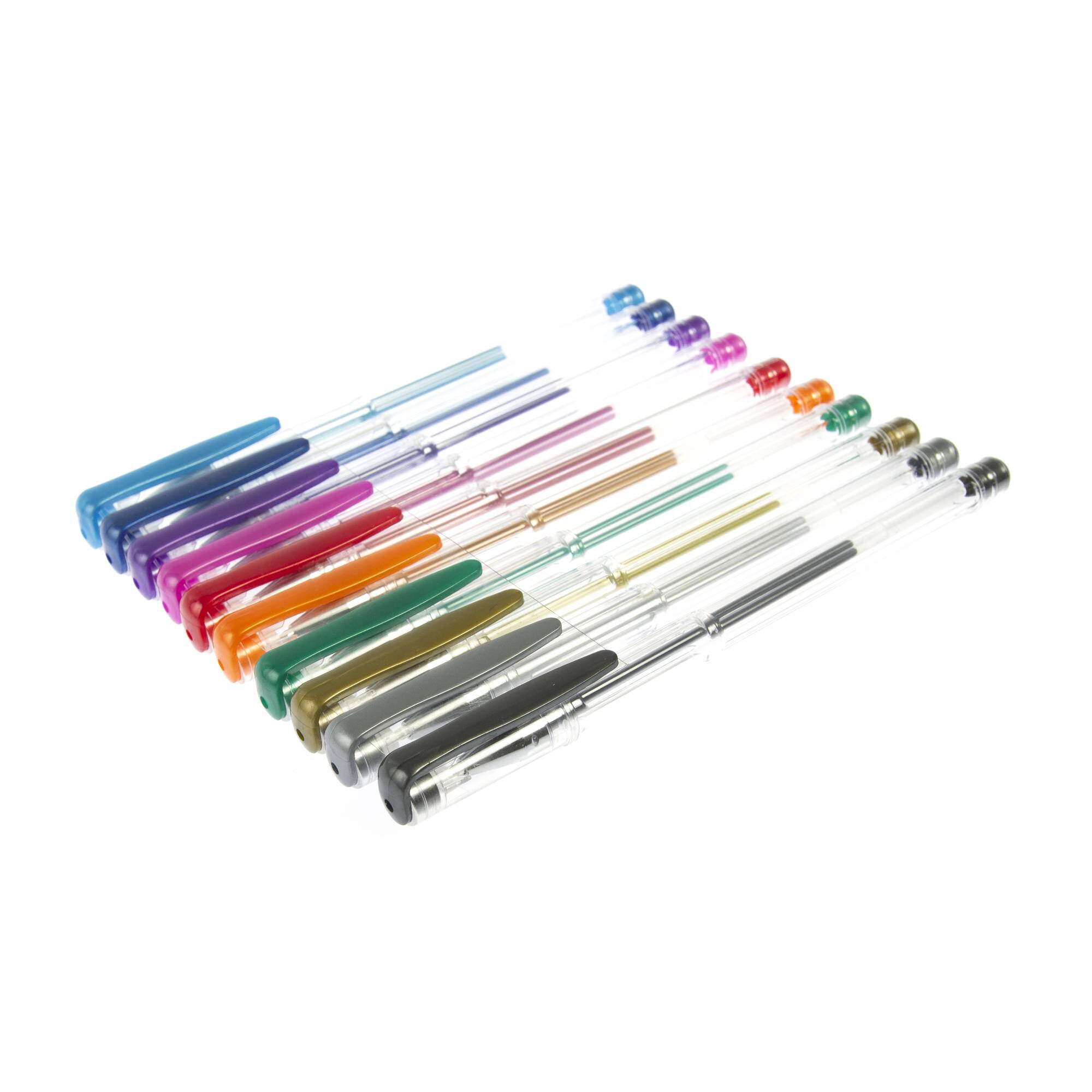 Metallic Gel Pens 10 Pack Hobbycraft