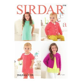 Sirdar Snuggly DK Dress and Cardigans Digital Pattern 4748