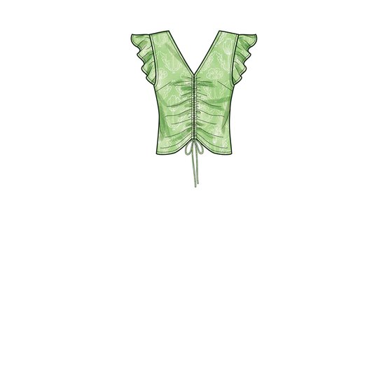 Simplicity Women&rsquo;s Tops Sewing Pattern S9605 (6-14) image number 4