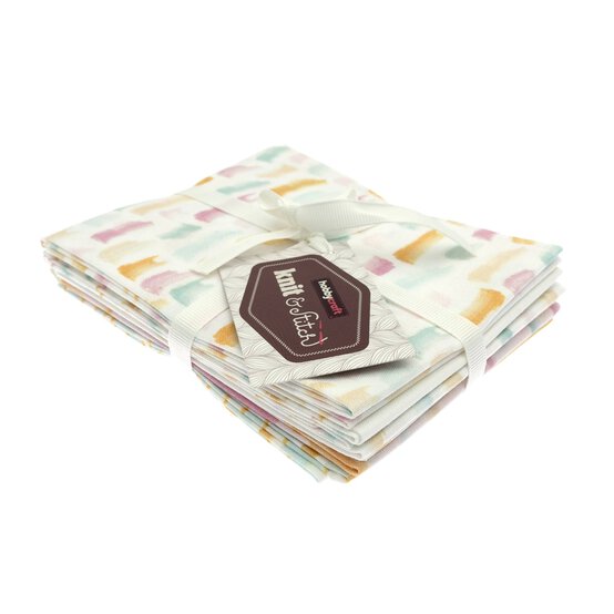 Watercolour Stripe Cotton Fat Quarters 5 Pack image number 8