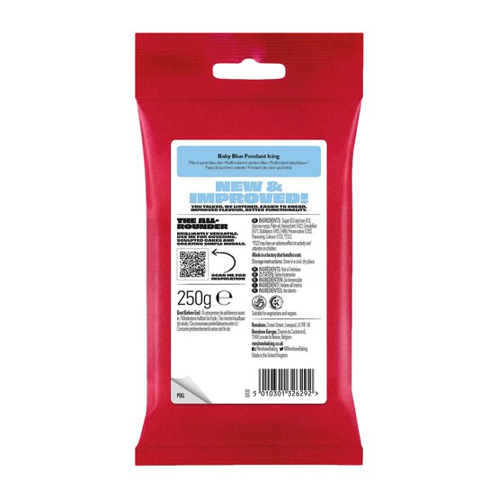 Renshaw Ready To Roll Baby Blue Icing 250g image number 3