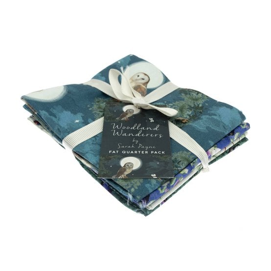 Woodland Wonders Owl Cotton Fat Quarters 4 Pack image number 7