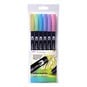 Tombow Pastel ABT Dual Brush Pens 6 Pack image number 1
