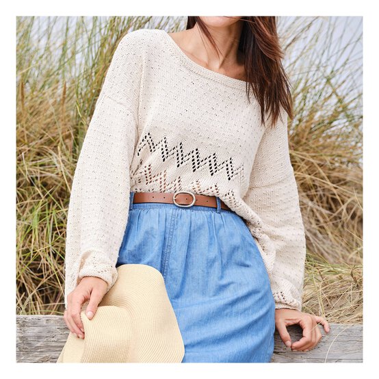 Knitcraft Flared Sleeve Jumper Digital Pattern 0264 image number 1