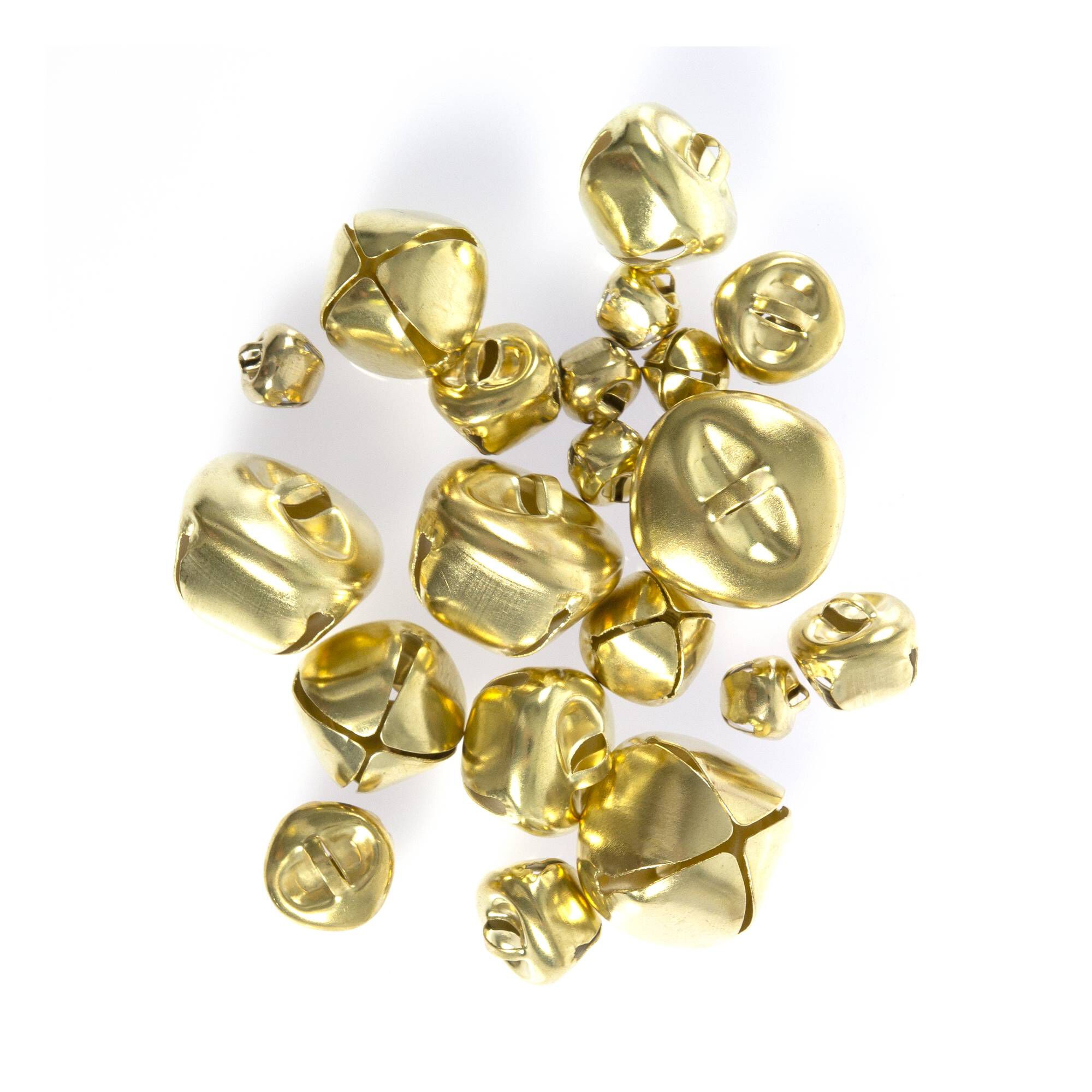 Gold Jingle Bells 20 Pack Hobbycraft
