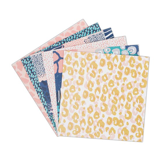 Papermania Wild Prints Paper Pad 6 x 6 Inches 18 Sheets image number 2